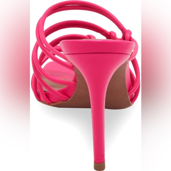 New NIB BCBGMAXAZRIA Size 8 Fuchsia Pink Allie High Heel Sandals - Picture 4 of 4